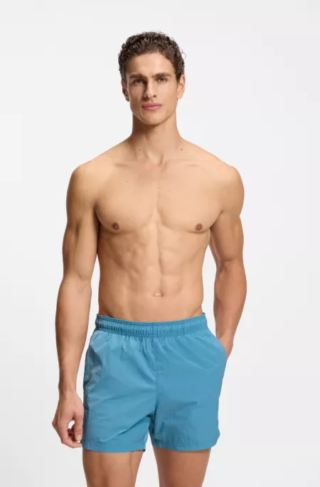 Swim shorts with Double B monogram trim