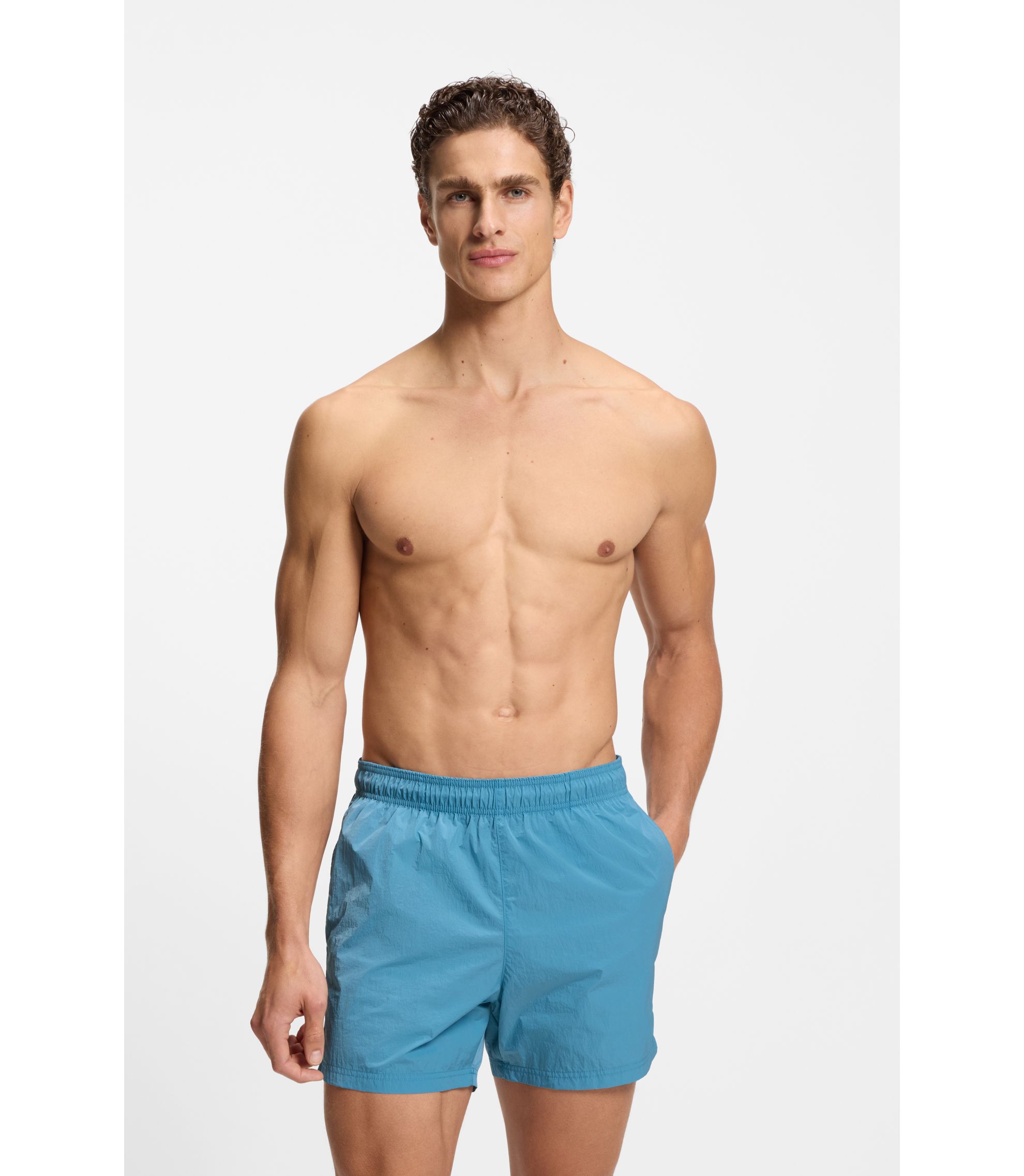 Badeshorts mit Double-B-Monogramm-Besatz