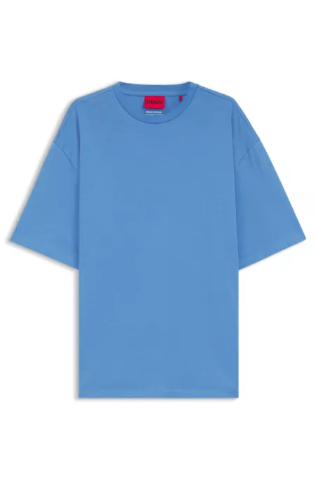 T-shirt Oversize en coton à imprimé logo répété