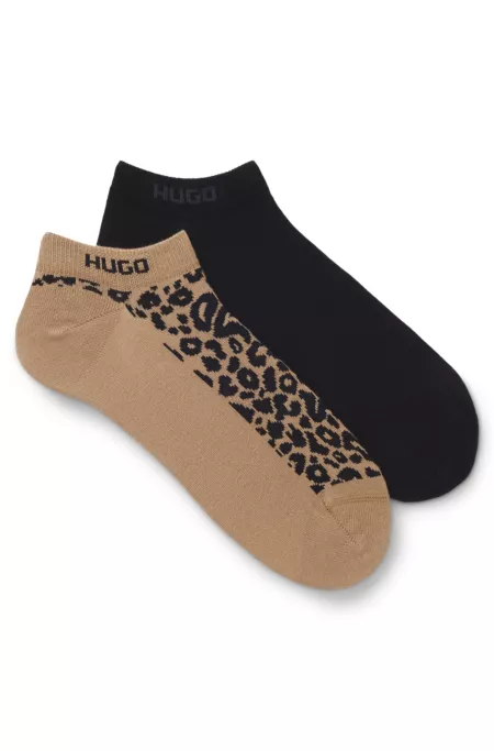 Two-pack of ankle-length cotton-blend socks