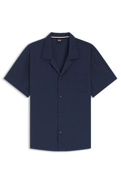 Regular-Fit Hemd aus Seersucker-Gewebe