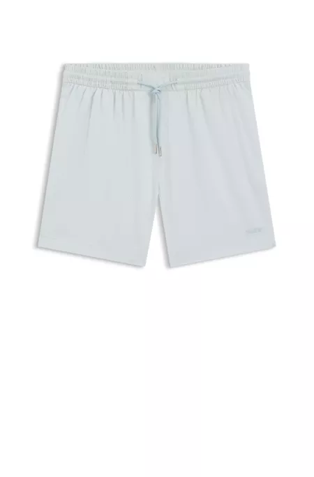 Short de bain en seersucker stretch à séchage rapide