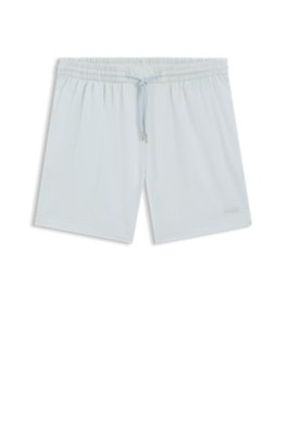 Boss Quick-dry swim shorts in stretch seersucker herr – bild 3