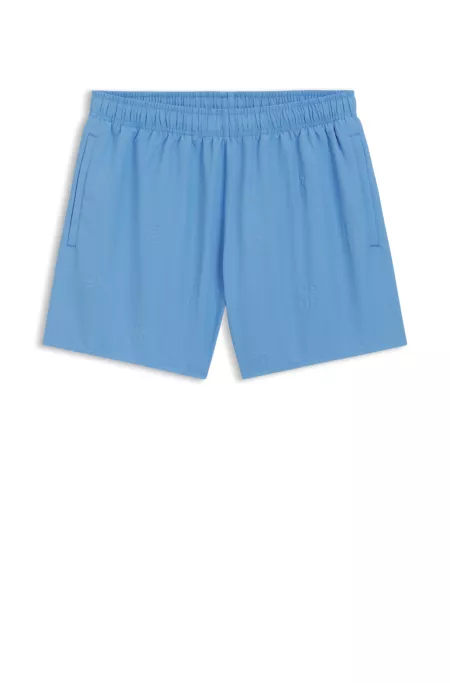Short de bain à logos empilés partout