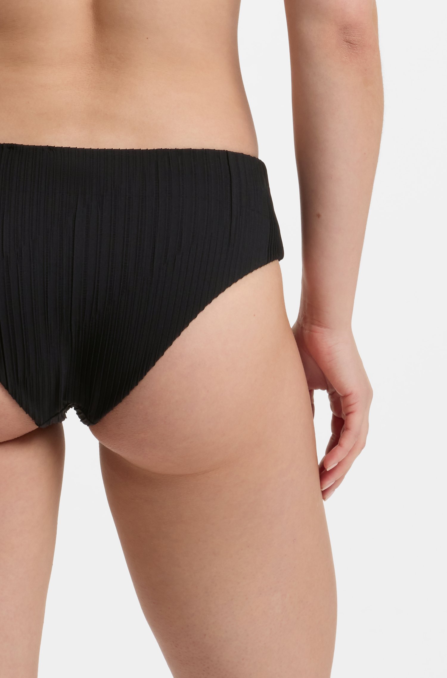 Boss Plissé bikini bottoms with Double B monogram dam – bild 3