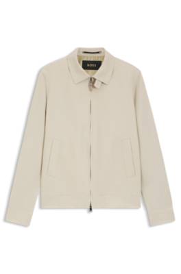 Slim-fit jacket in linen 1