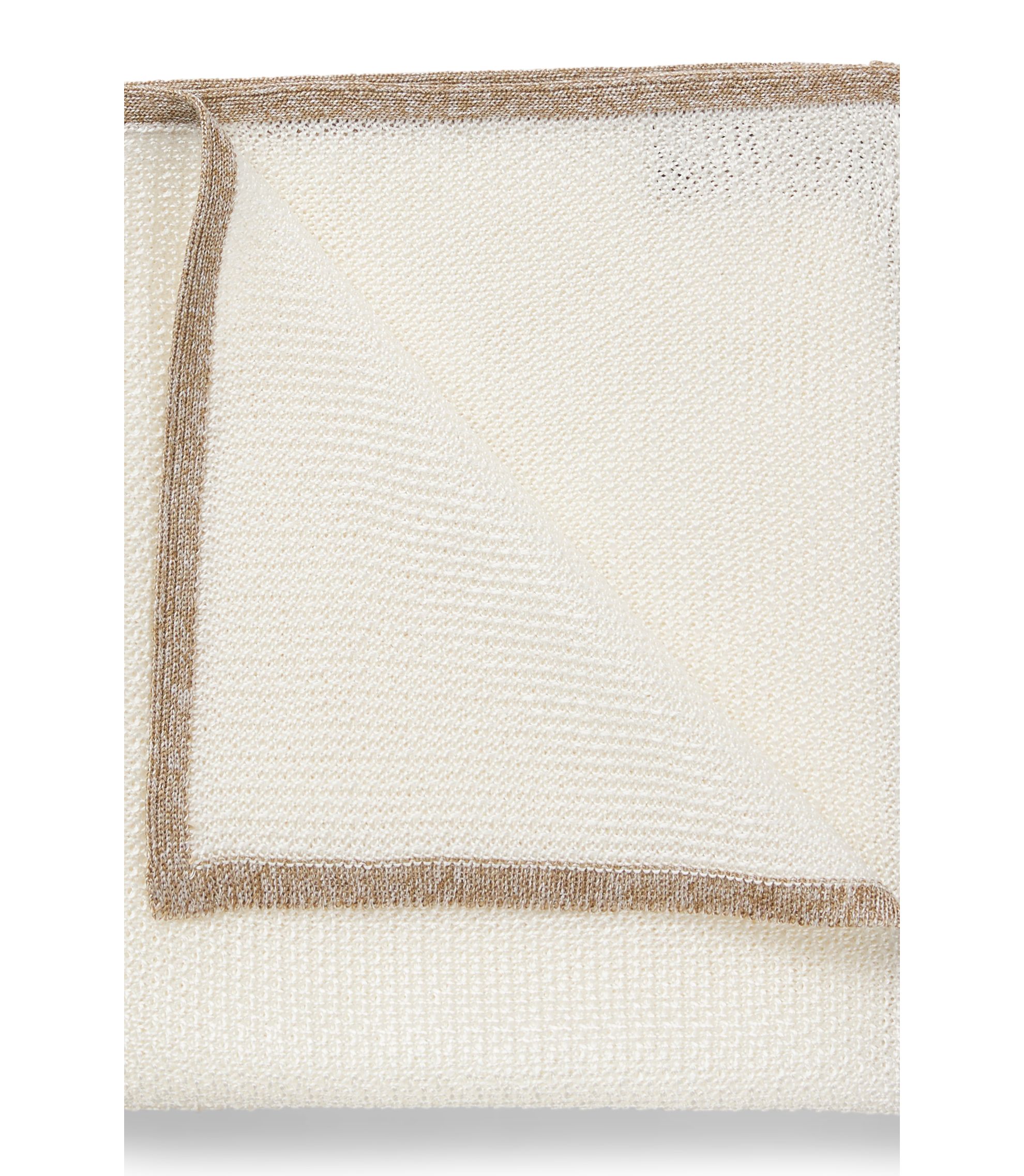 Einstecktuch aus Seide mit Jacquard-Struktur
