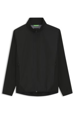 Water-repellent jacket with four-way stretch, Black