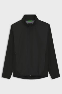 Water-repellent jacket with four-way stretch, Black