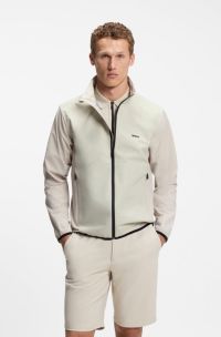 Water-repellent jacket with four-way stretch, Light Beige