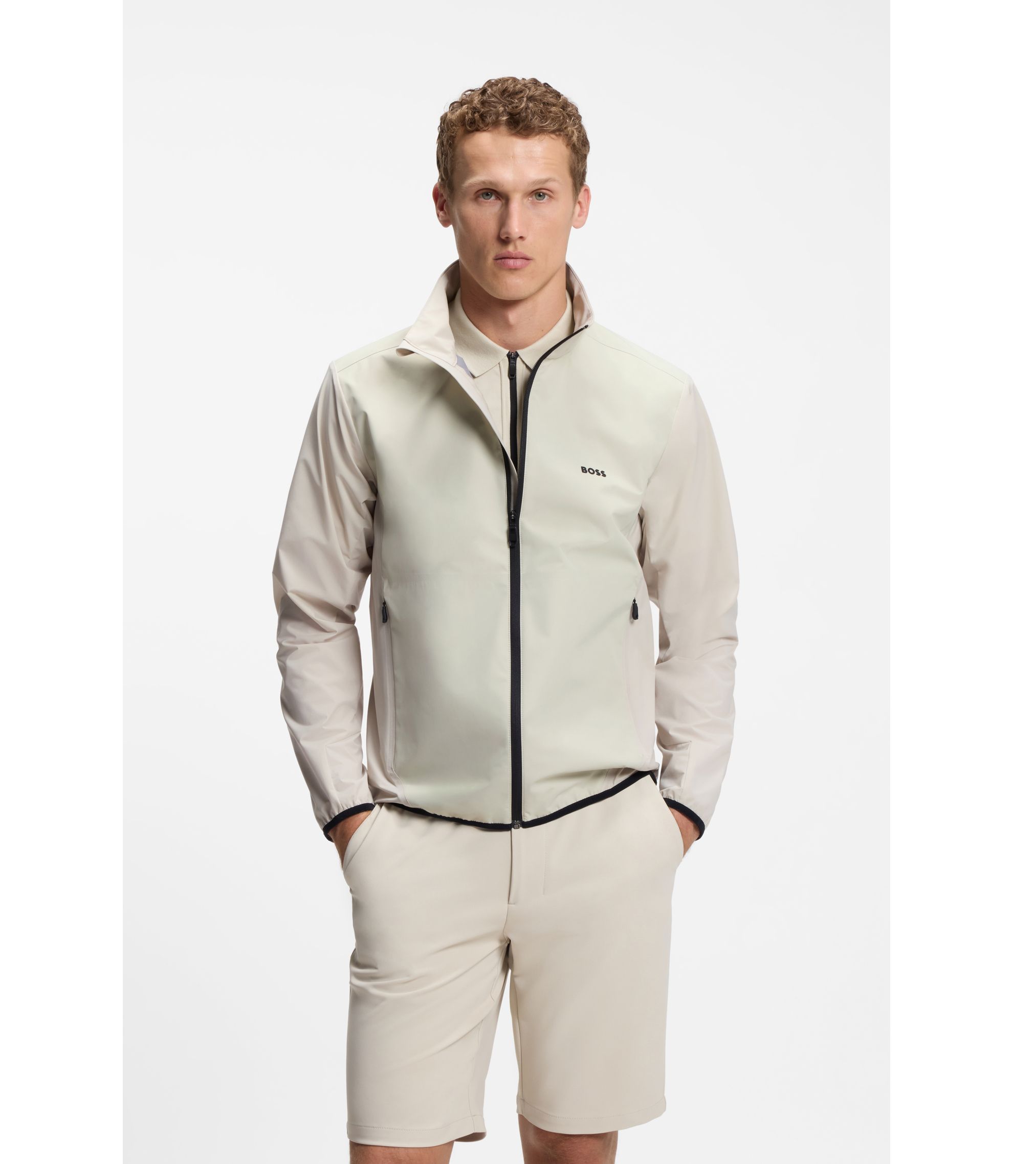 HUGO BOSS デザイナーズジャケット メンズ用 | アビエーター, パッド