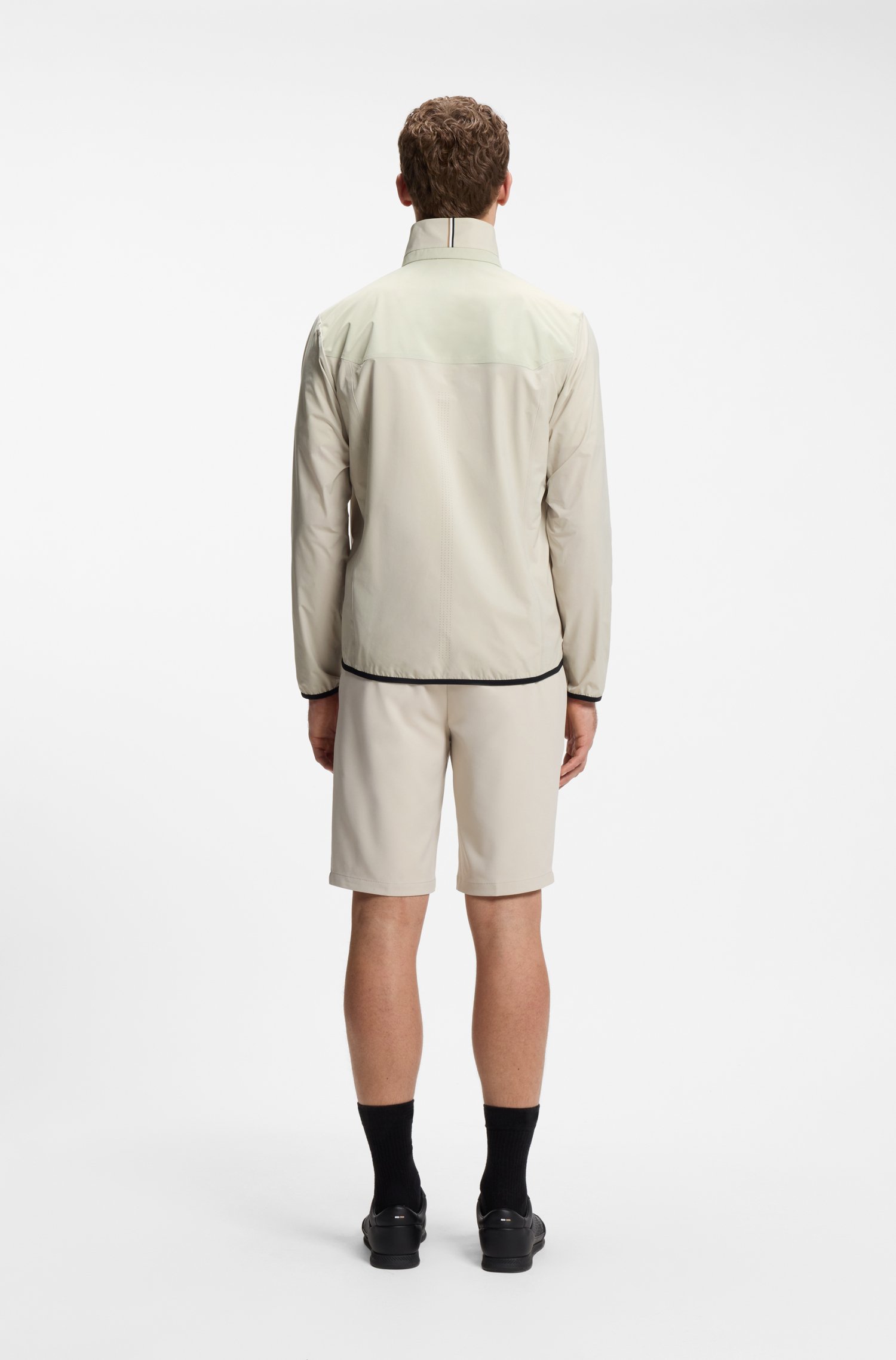 Boss Water-repellent jacket with four-way stretch jackor herr – bild 2