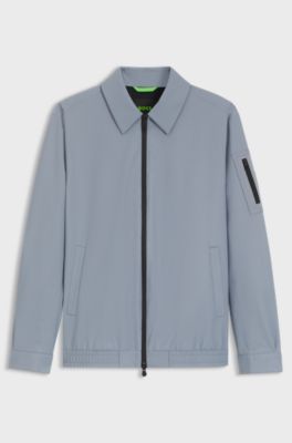Water-repellent jacket in stretch material, Light Grey