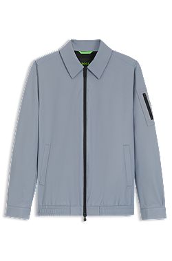 Water-repellent jacket in stretch material