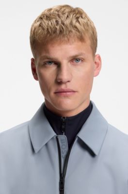 Water-repellent jacket in stretch material, Light Grey