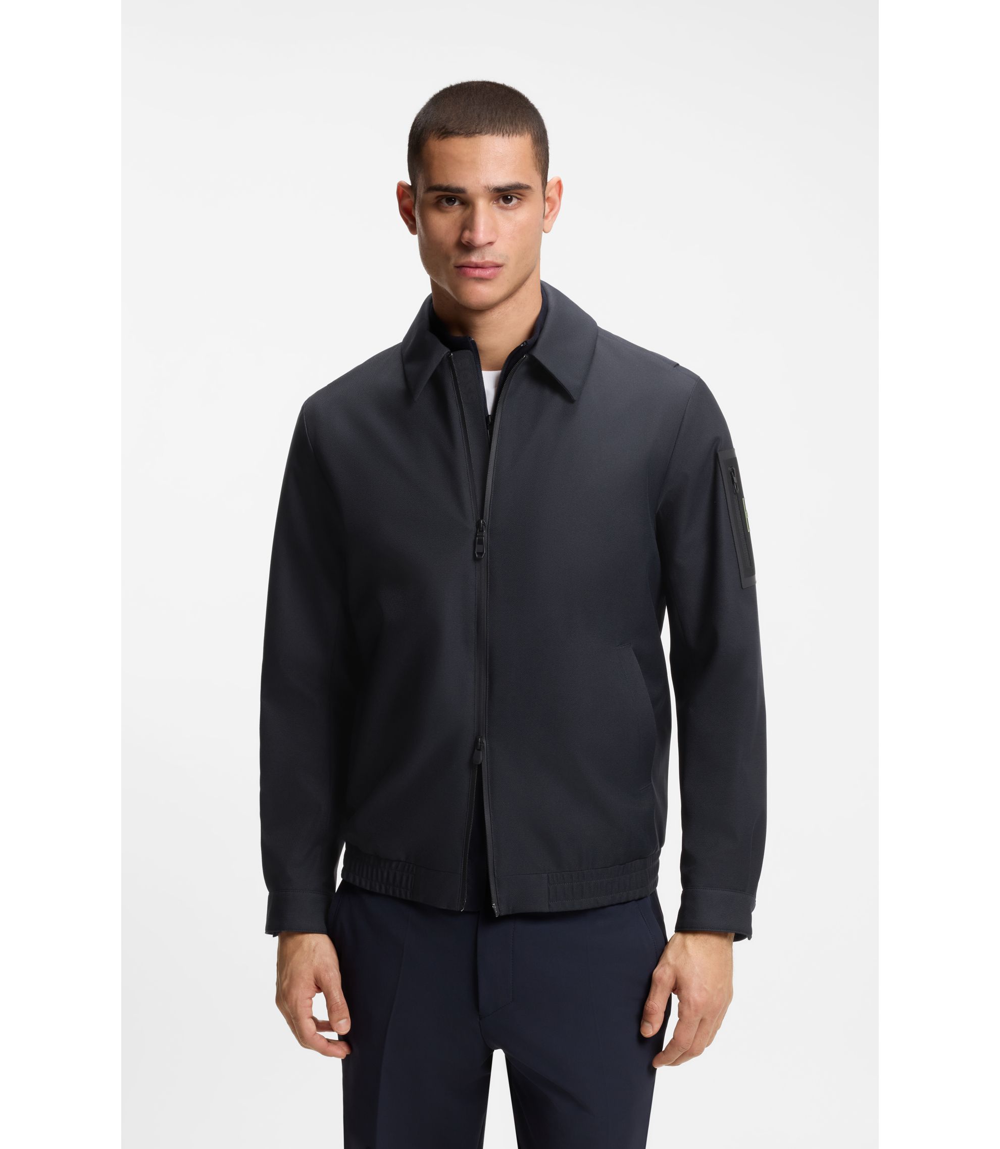 HUGO BOSS デザイナーズジャケット メンズ用 | アビエーター, パッド