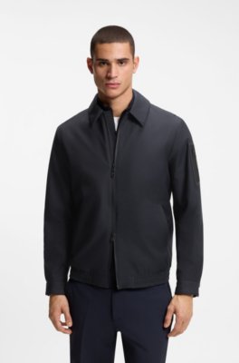 Water-repellent jacket in stretch material