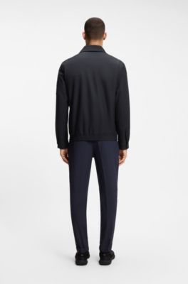 Water-repellent jacket in stretch material, Dark Blue