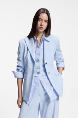 Regular-fit blazer with gold-tone buttons