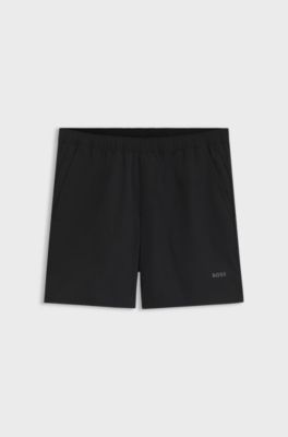 Active Quick-dry shorts with four-way stretch, Black