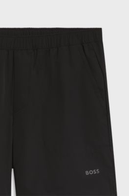 Active Quick-dry shorts with four-way stretch, Black