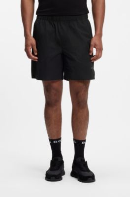 Active Quick-dry shorts with four-way stretch, Black