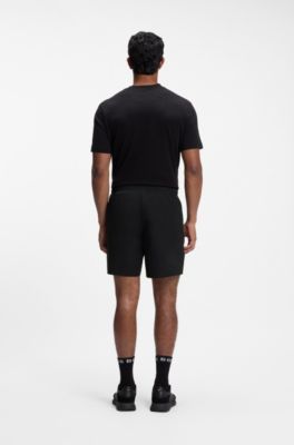 Active Quick-dry shorts with four-way stretch, Black