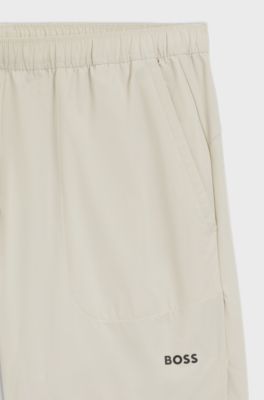 Active Quick-dry shorts with four-way stretch, Light Beige