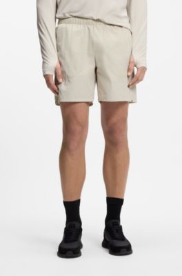 Active Quick-dry shorts with four-way stretch, Light Beige