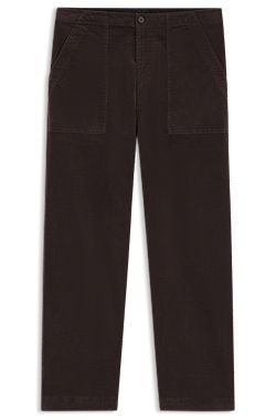 BOSS BY BECKHAM trousers in stretch-cotton corduroy