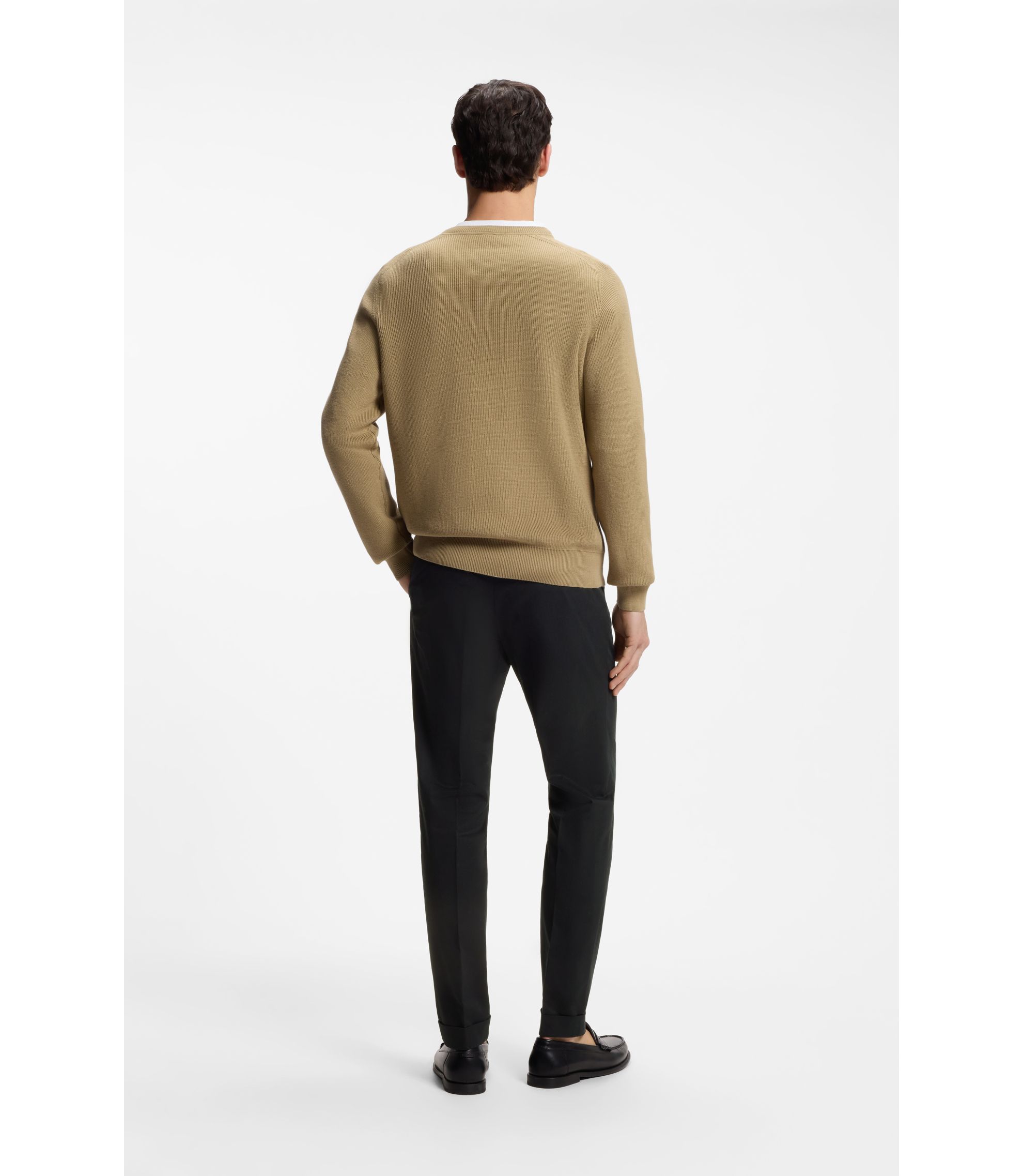BOSS - スリムフィットパンツ ウォッシャブル ストレッチコットン