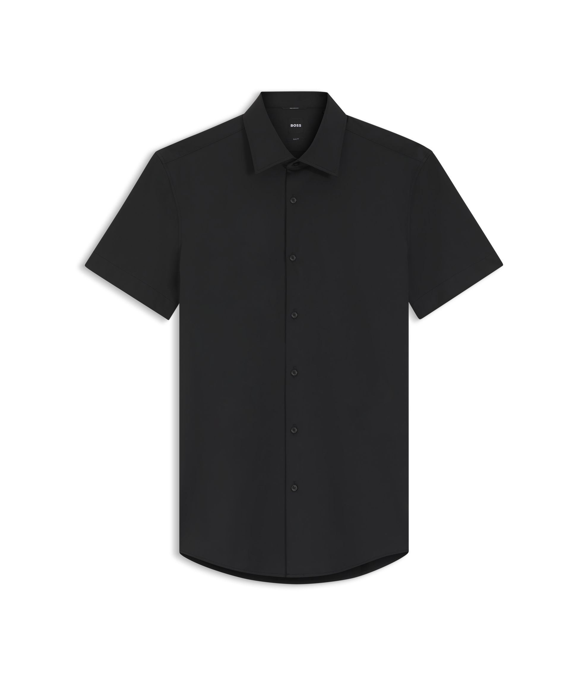 Slim-Fit Hemd aus Performance-Stretch-Jersey