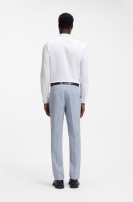 Hugo Slim-fit shirt in stretch cotton kostymskjortor herr – bild 3