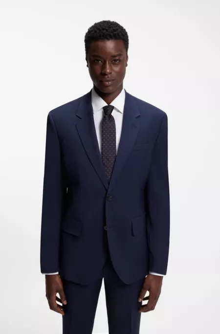 Italian-made tie in silk with jacquard-woven dots