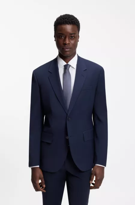 Silk tie with jacquard-woven pattern