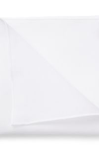 Carr&eacute; de poche en lin, Blanc