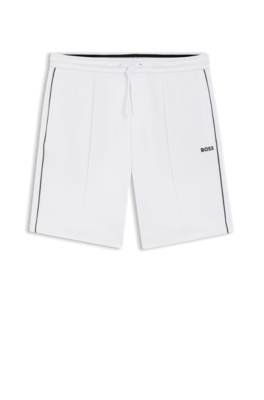 Boss Cotton-blend shorts with piped trims herr – bild 4
