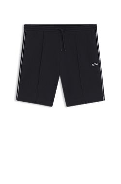 Shorts de algodón con ribetes