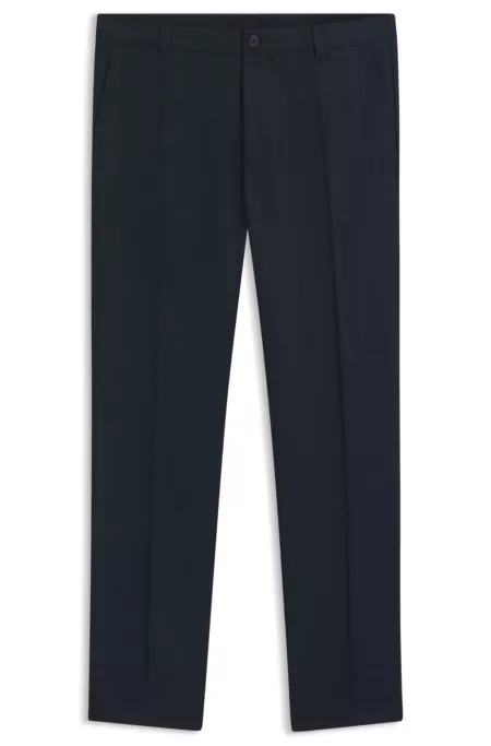 Straight-fit trousers in linen