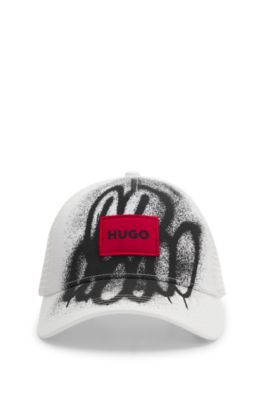 HUGO x RB by Slawn printed cotton baseball cap, White