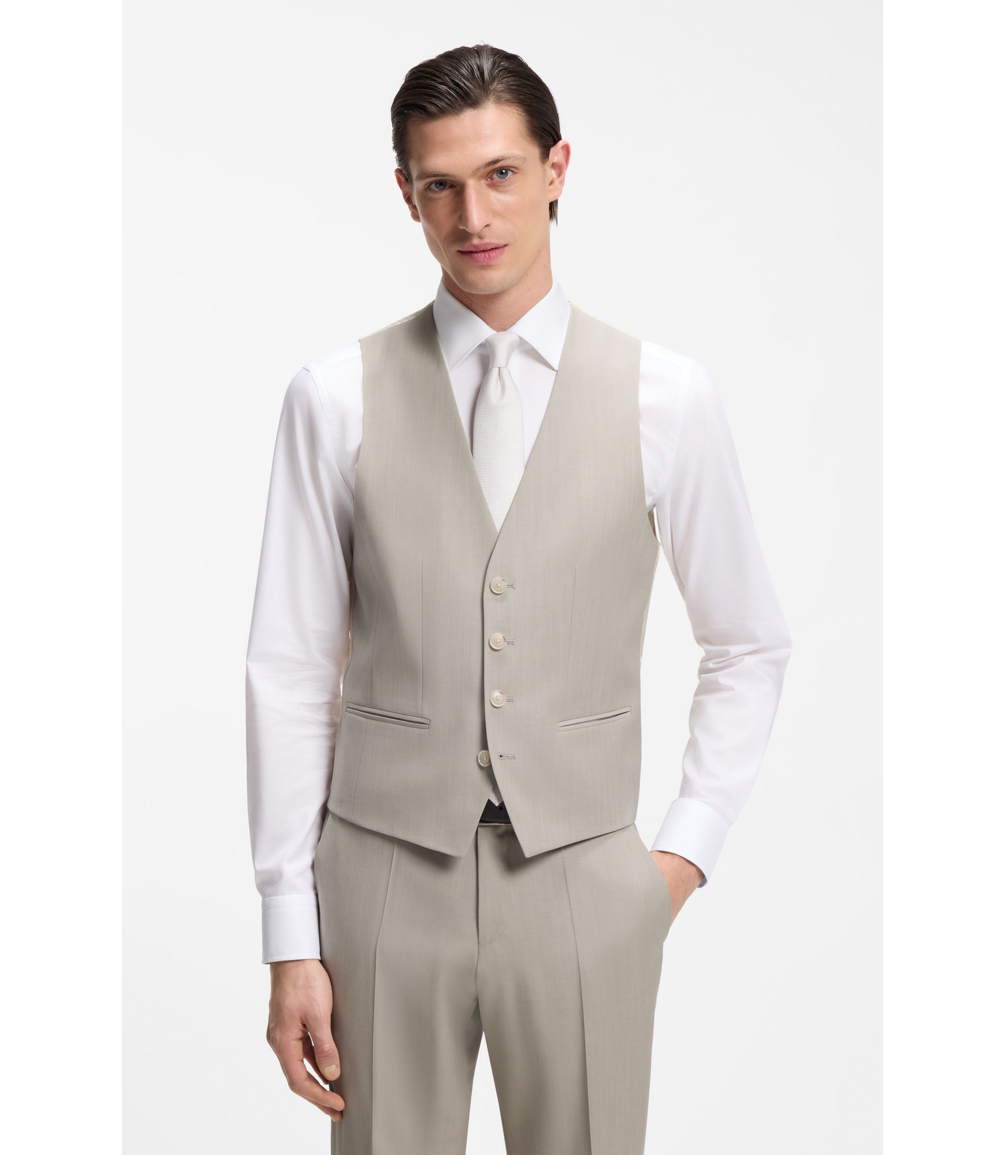 スリーピース スーツ | グレー | HUGO BOSS