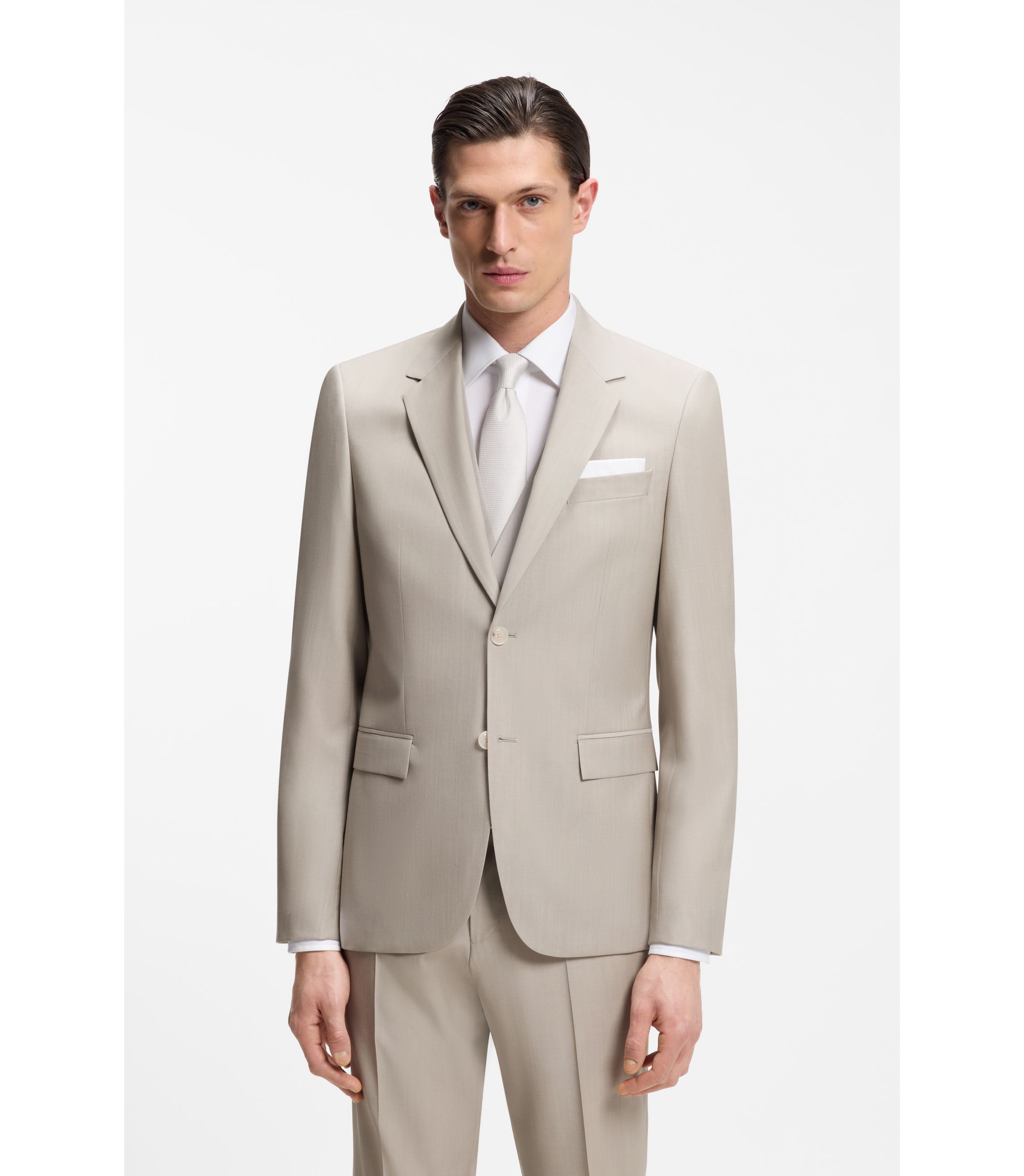 スリーピース スーツ | グレー | HUGO BOSS