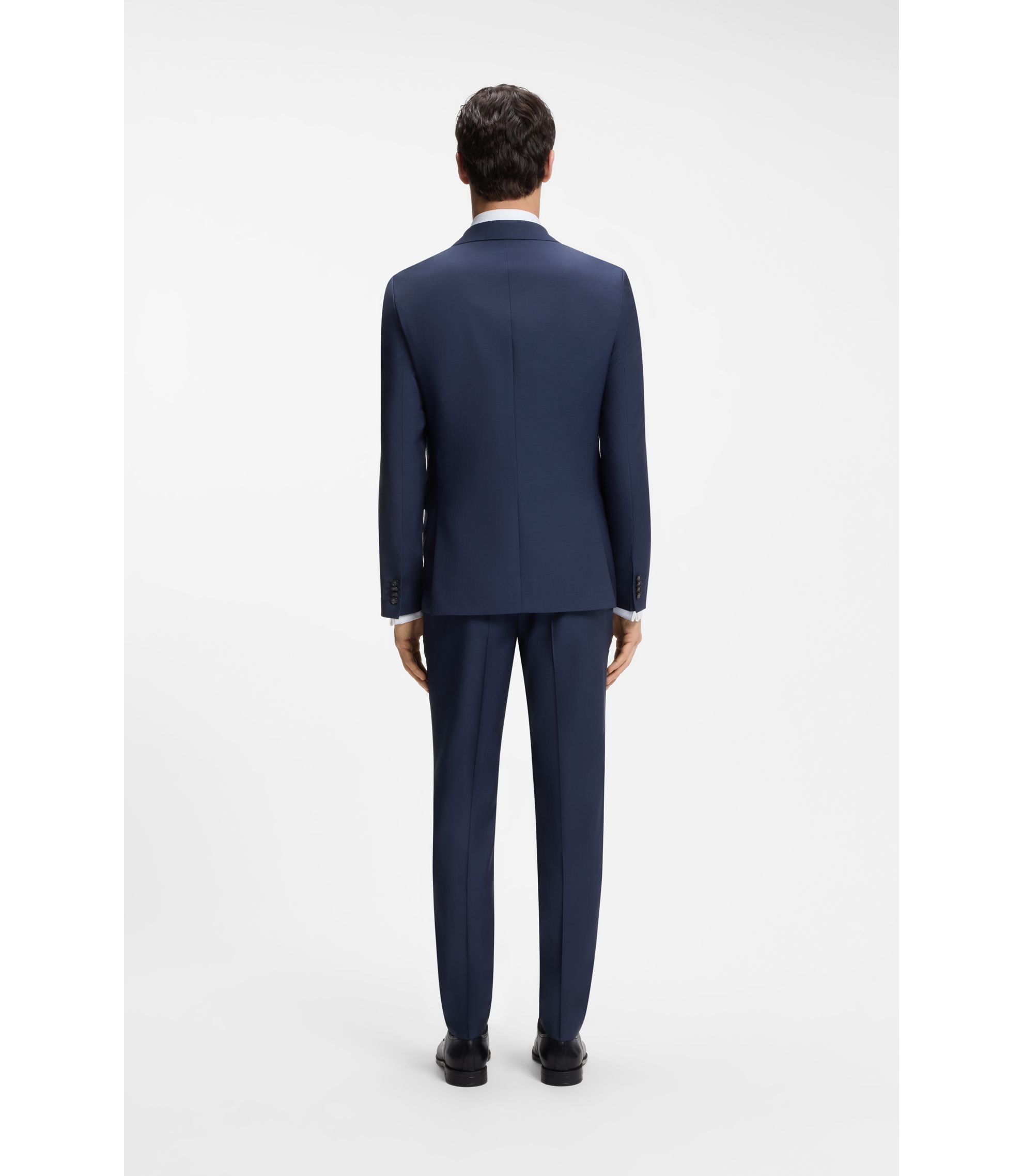 最高級 BOSS TAILORED ヴァージンウール シルク スーツ 50