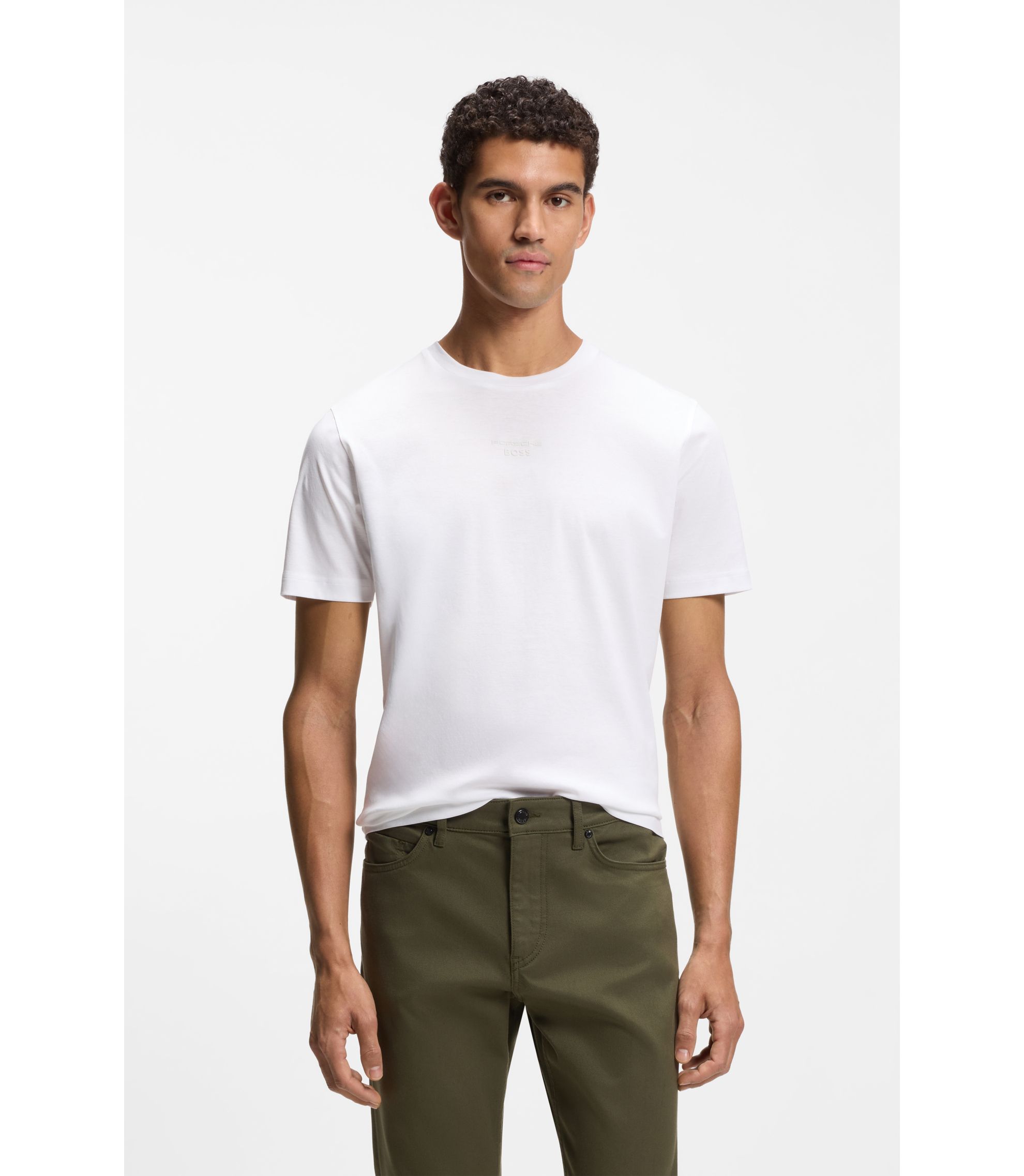 BOSS - Porsche x BOSS シルケットコットン Tシャツ バック 