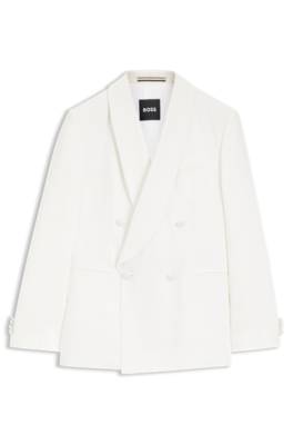 Slim-fit jacket in linen twill 1