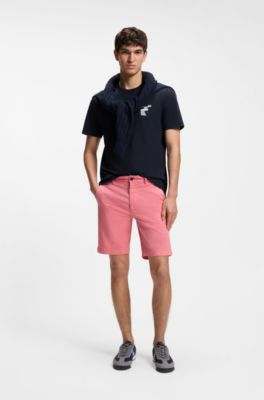 Cotton-jersey T-shirt with printed artwork, Dark Blue