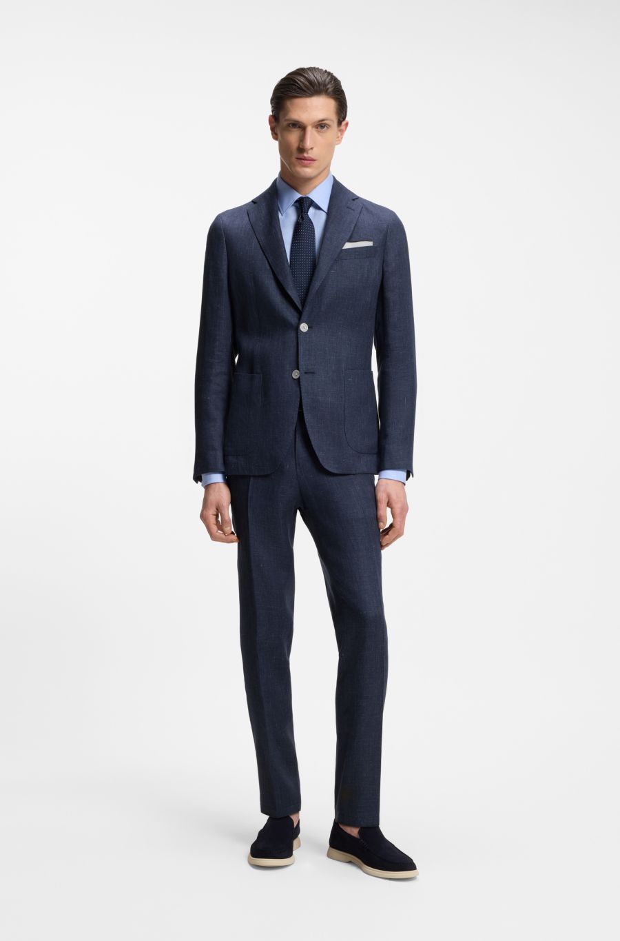 BOSS Slim-Fit Suit — Bright Blue