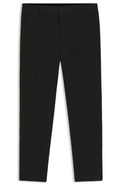 Tapered-Fit Hose aus Stretch-Baumwolle mit Seersucker-Struktur