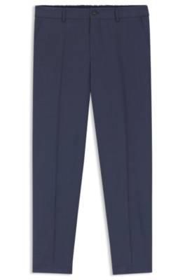 Tapered-fit trousers in washable AirWool 1