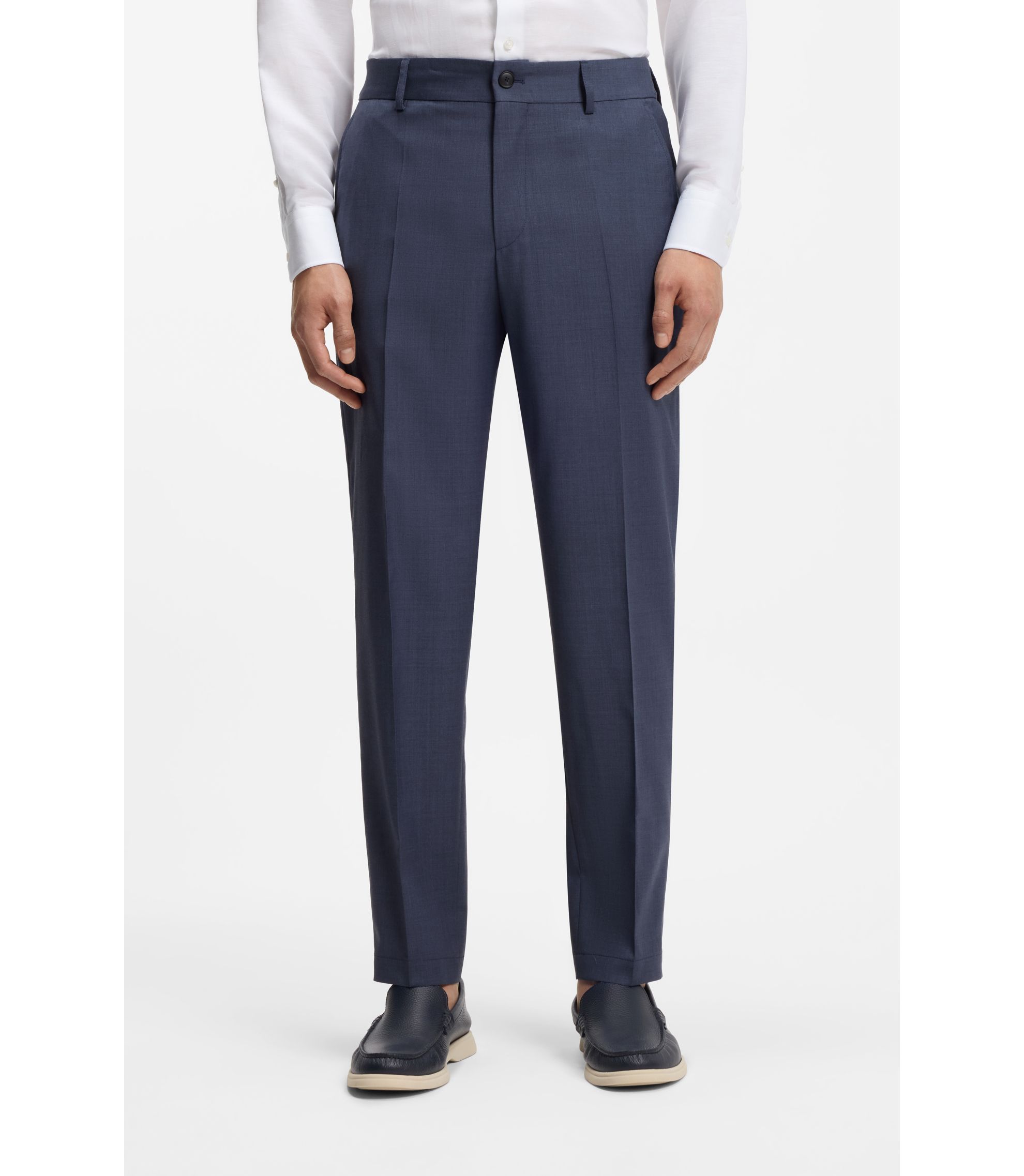 Tapered-Fit Hose aus waschbarer, luftiger Wolle